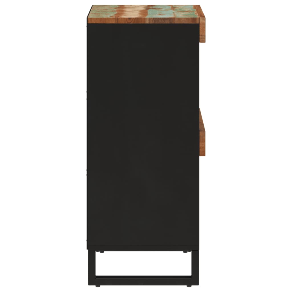 Odkládací Skříňka 85 X 33 X 75 Cm Masivní Recyklované Dřevo