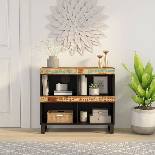 Odkládací Skříňka 85 X 33 X 75 Cm Masivní Recyklované Dřevo