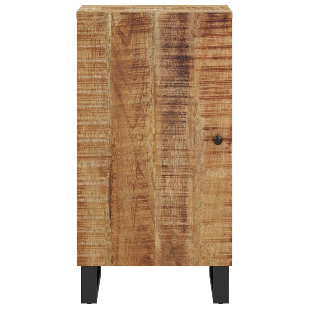 Příborník S Dvířky 40 X 31 X 75 Cm Masivní Mangovníkové Dřevo