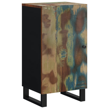 Příborník S Dvířky 40 X 31 X 75 Cm Masivní Recyklované Dřevo
