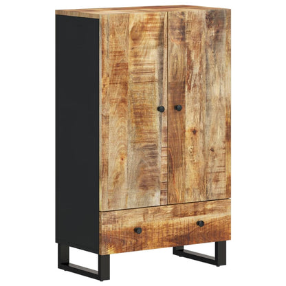 Komoda Se Zásuvkou 60 X 33 X 100 Cm Masivní Mangovník A Železo