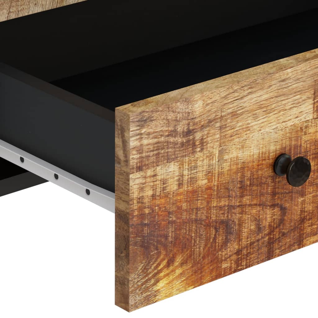 Komoda Se Zásuvkou 60 X 33 X 100 Cm Masivní Mangovník A Železo