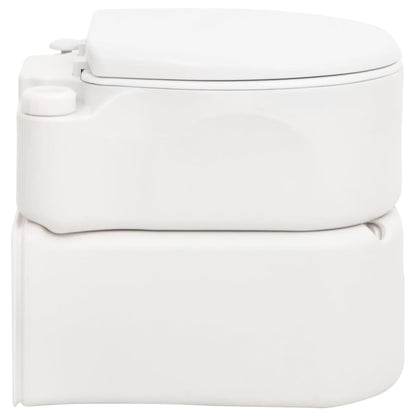 Integrovaná Kempingová Toaleta Bílá 24+17 L Hdpe A