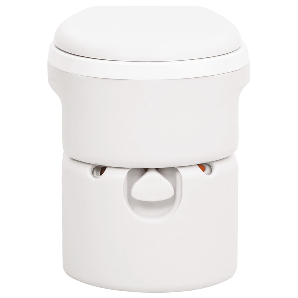 Integrovaná Kempingová Toaleta Bílá 24+17 L Hdpe A Pp