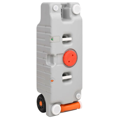 Nádrž Na Vodu Na Kolečkách Pro Kempování 75 L Šedá