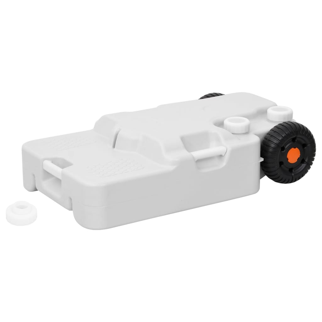 Nádrž Na Vodu Na Kolečkách Pro Kempování 30 L Šedá