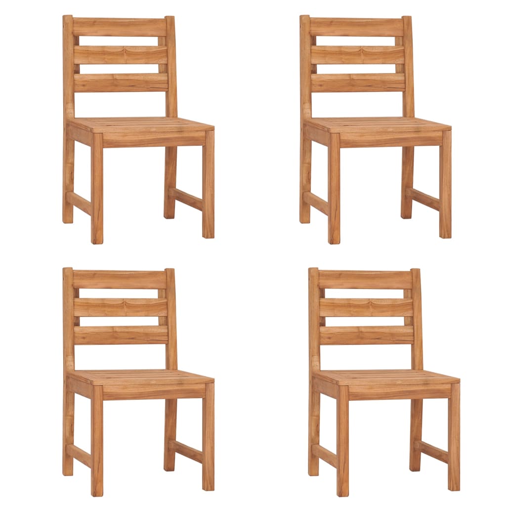 5Dílný Zahradní Jídelní Set Masivní Teakové Dřevo