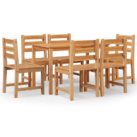 7Dílný Zahradní Jídelní Set Masivní Teakové Dřevo