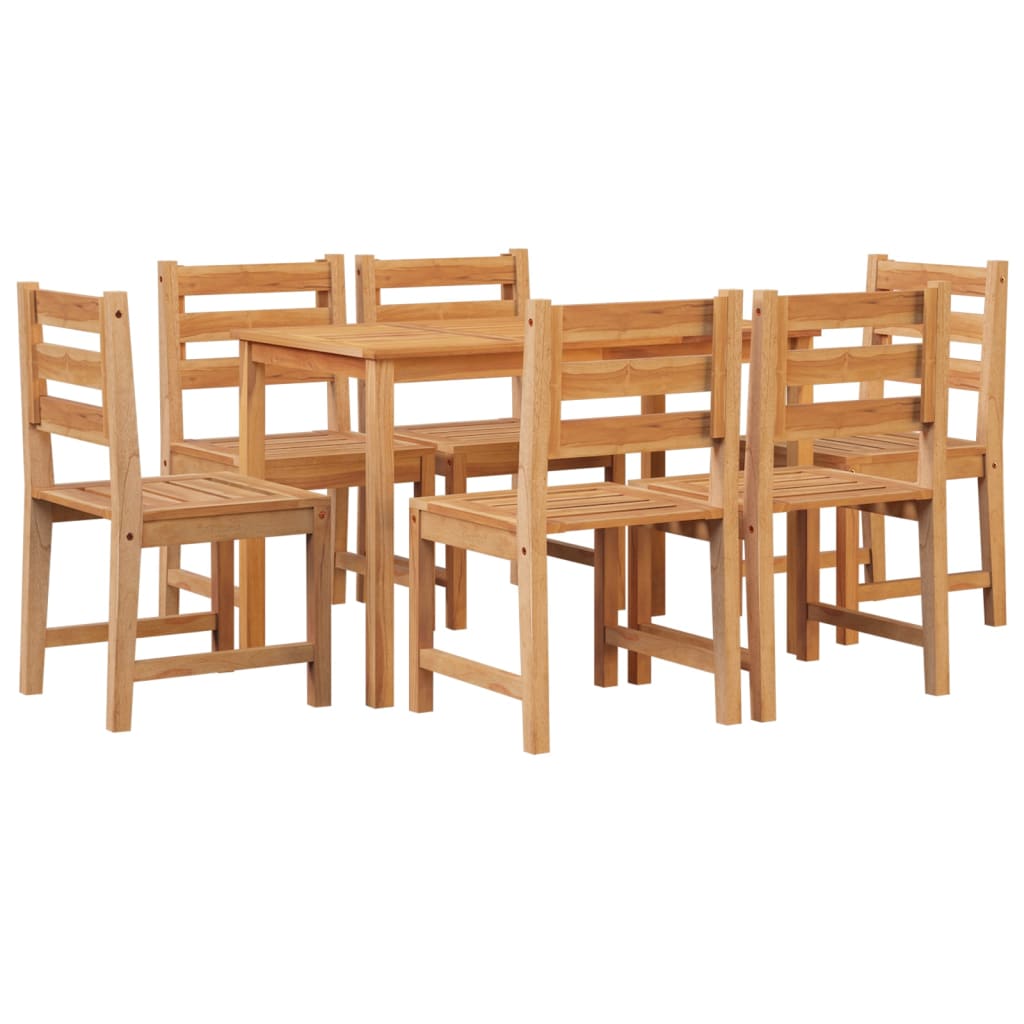 7Dílný Zahradní Jídelní Set Masivní Teakové Dřevo