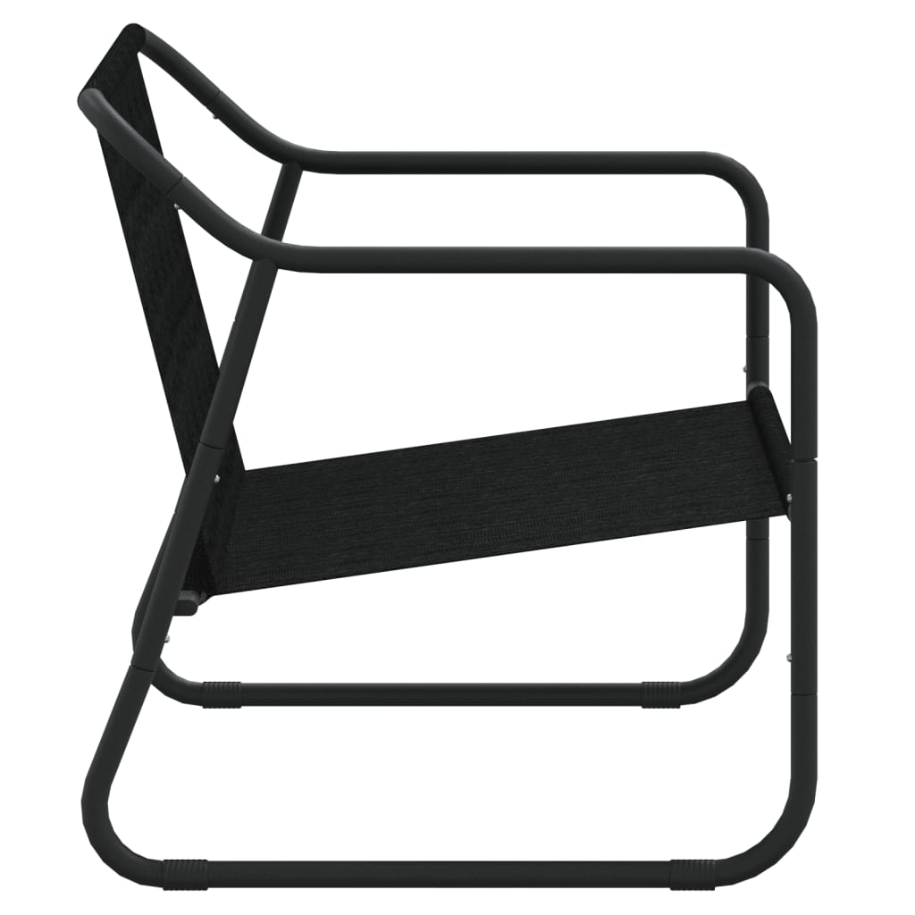 2Místná Zahradní Lavice S Poduškou Antracitová Ocel