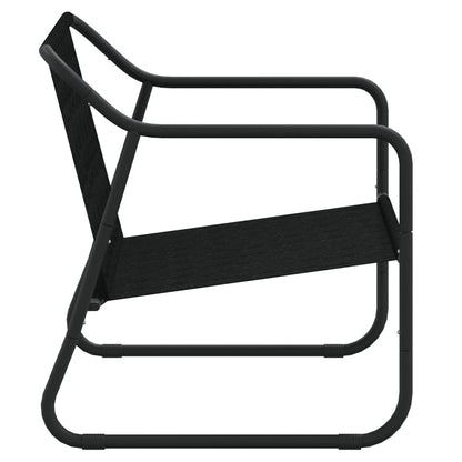 2Místná Zahradní Lavice S Poduškou Antracitová Ocel