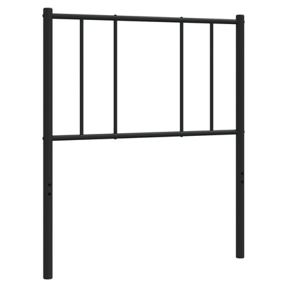 Kovové Náhradní Čelo Postele Černé 107 Cm
