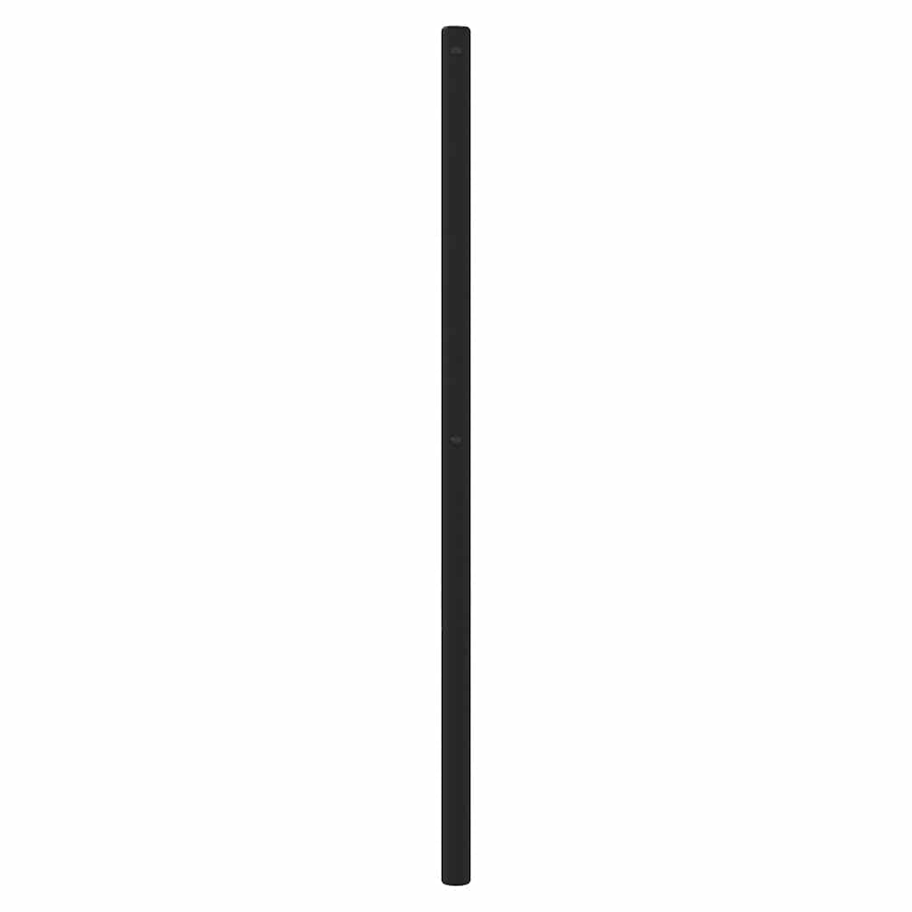Kovové Náhradní Čelo Postele Černé 150 Cm