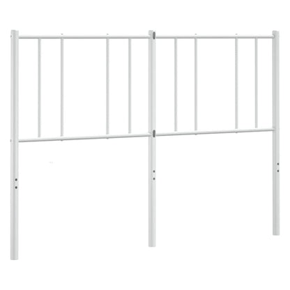 Kovové Náhradní Čelo Postele Bílé 135 Cm