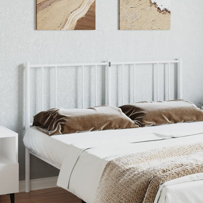 Kovové Náhradní Čelo Postele Bílé 150 Cm