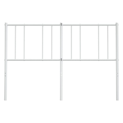 Kovové Náhradní Čelo Postele Bílé 150 Cm