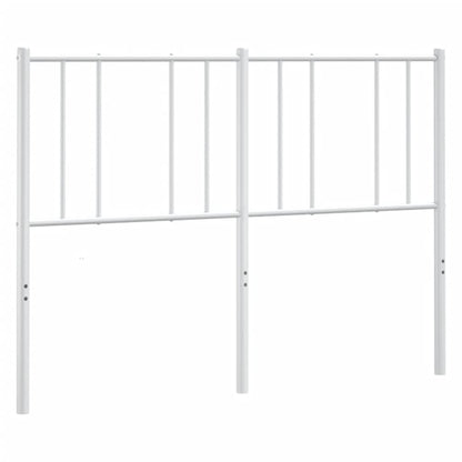 Kovové Náhradní Čelo Postele Bílé 150 Cm