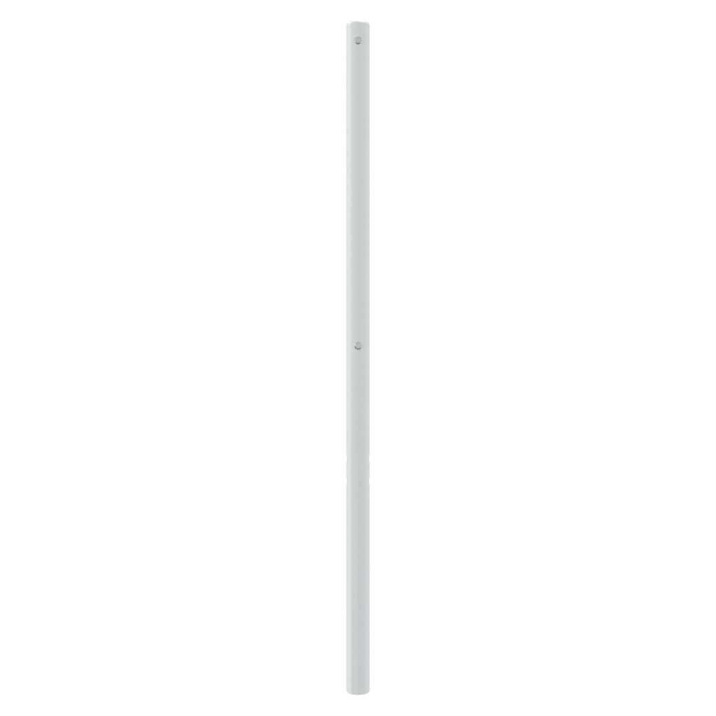 Kovové Náhradní Čelo Postele Bílé 150 Cm