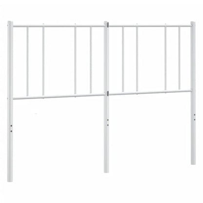 Kovové Náhradní Čelo Postele Bílé 160 Cm