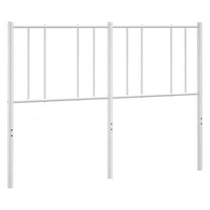 Kovové Náhradní Čelo Postele Bílé 160 Cm