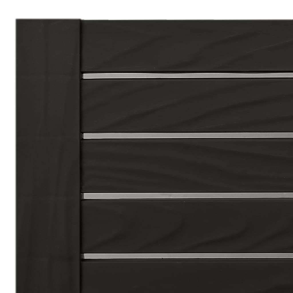 Lehátko Černé 155 X 58 X 83 Cm Polypropylen