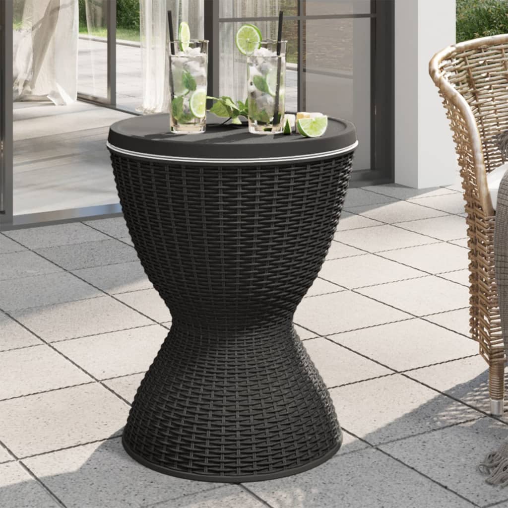 Chladicí Stolek 3 V 1 Černý Polypropylen