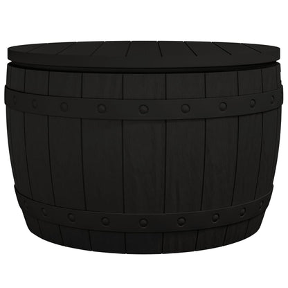 Zahradní Úložný Box 3 V 1 Černý Polypropylen