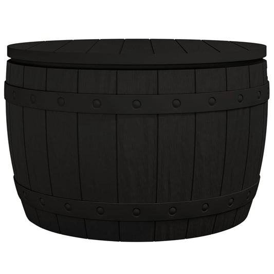 Zahradní Úložný Box 3 V 1 Černý Polypropylen