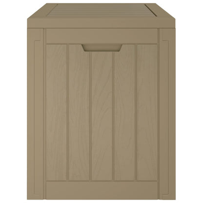 Zahradní Úložný Box Šedý 55,5 X 43 X 53 Cm Polypropylen