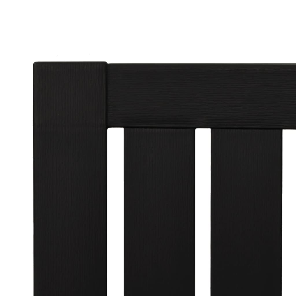 Zahradní Židle Adirondack 2 Ks Černé Polypropylen