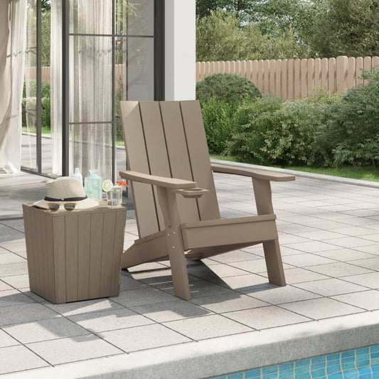 Zahradní Židle Adirondack Světle Hnědá 75 X 88,5 X 89,5 Cm Pp