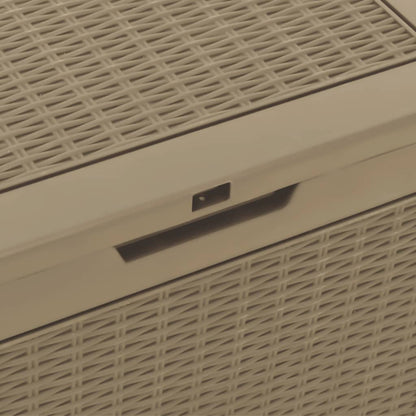 Zahradní Úložný Box Světle Hnědý 55,5 X 43 X 53 Cm Polypropylen