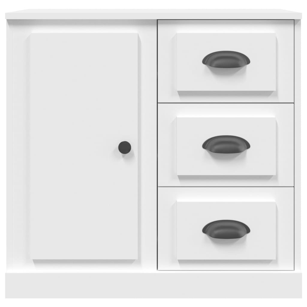 Příborník Bílý 70 X 35,5 X 67,5 Cm Kompozitní Dřevo