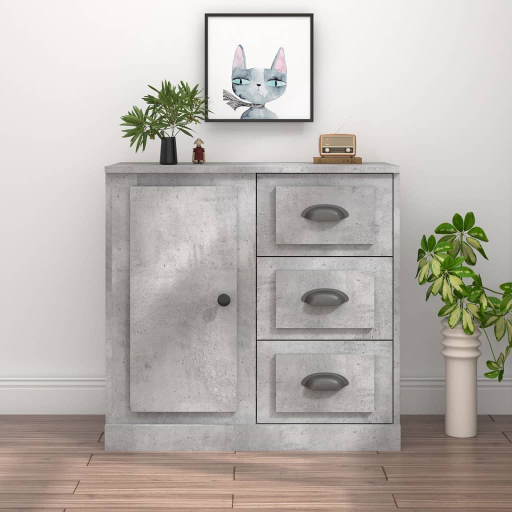 Příborník Bílý Vysoký Lesk 70 X 35,5 X 67,5 Cm Kompozitní Dřevo