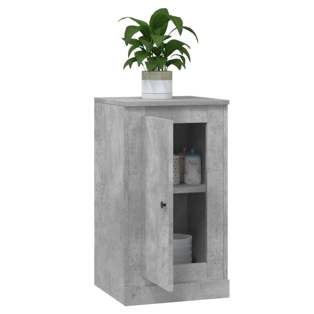 Příborník Betonově Šedý 37,5 X 35,5 X 67,5 Cm Kompozitní Dřevo