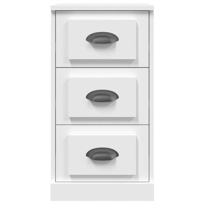 Příborník Bílý 36 X 35,5 X 67,5 Cm Kompozitní Dřevo