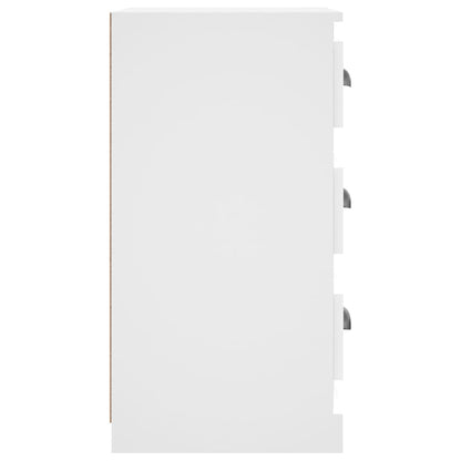 Příborník Bílý 36 X 35,5 X 67,5 Cm Kompozitní Dřevo