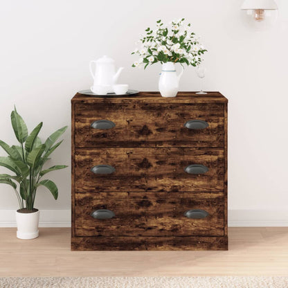 Příborník Bílý Vysoký Lesk 70 X 35,5 X 67,5 Cm Kompozitní Dřevo