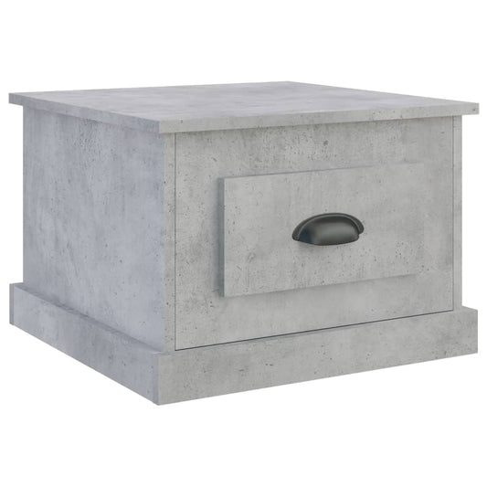 Konferenční Stolek Betonově Šedý 50X50X35 Cm Kompozitní Dřevo