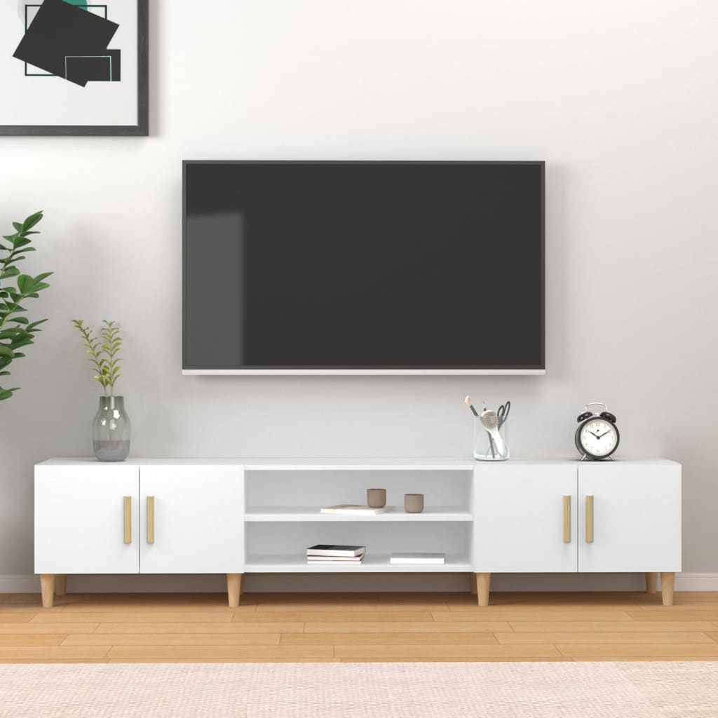 Tv Skříňka Betonově Šedá 180 X 31,5 X 40 Cm Kompozitní Dřevo