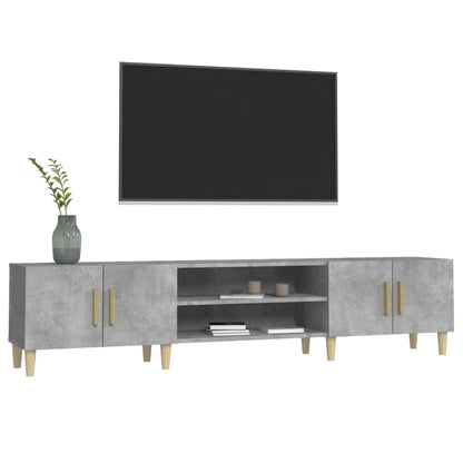 Tv Skříňka Betonově Šedá 180 X 31,5 X 40 Cm Kompozitní Dřevo
