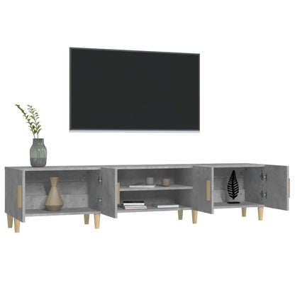 Tv Skříňka Betonově Šedá 180 X 31,5 X 40 Cm Kompozitní Dřevo