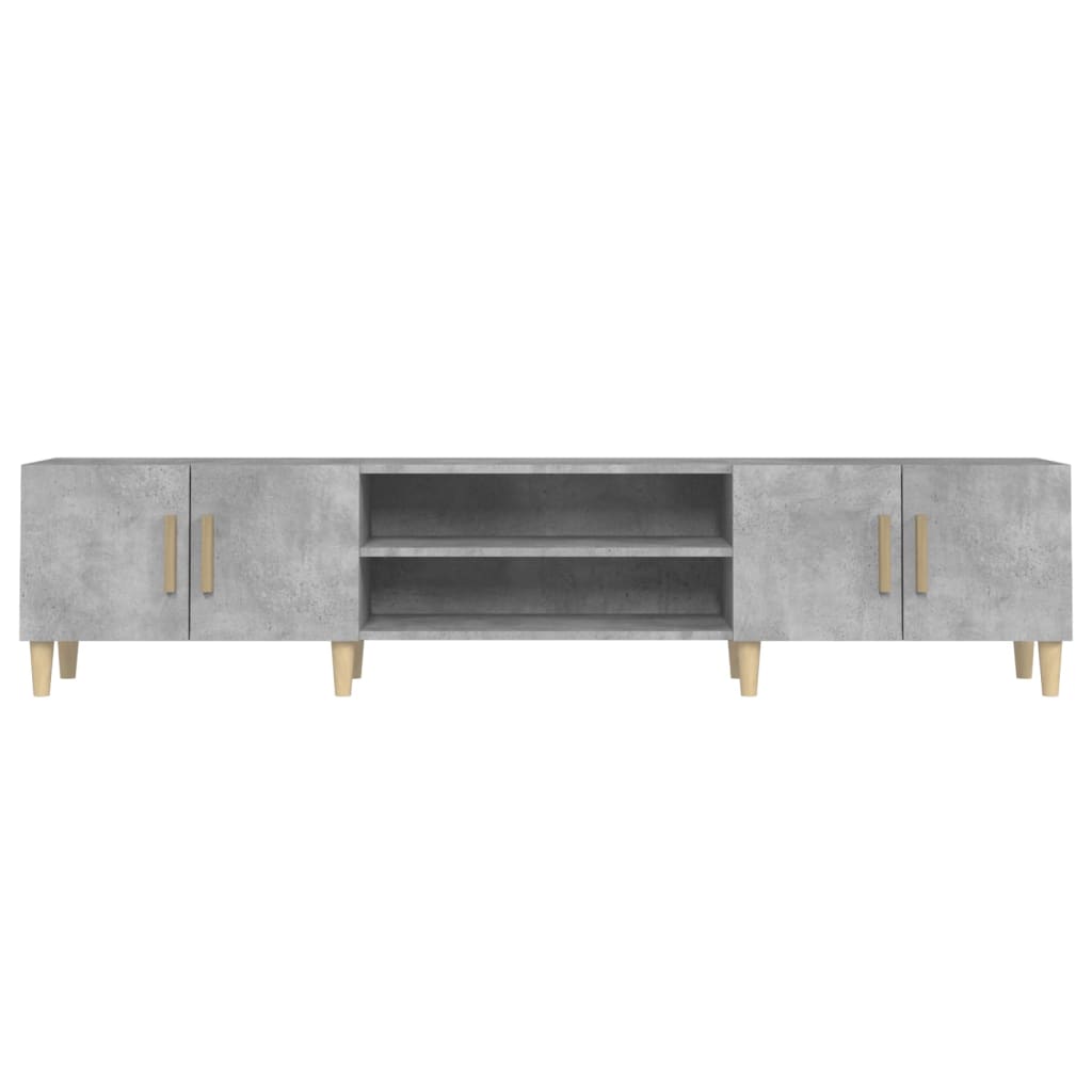 Tv Skříňka Betonově Šedá 180 X 31,5 X 40 Cm Kompozitní Dřevo