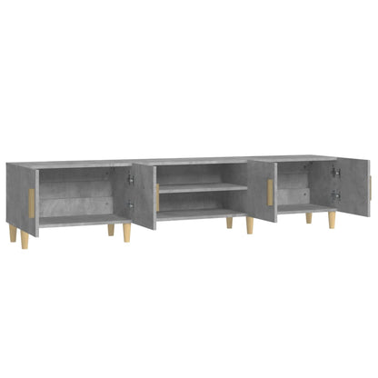 Tv Skříňka Betonově Šedá 180 X 31,5 X 40 Cm Kompozitní Dřevo