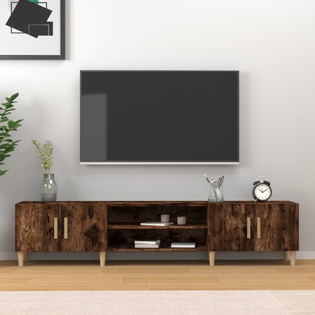 Tv Skříňka Betonově Šedá 180 X 31,5 X 40 Cm Kompozitní Dřevo