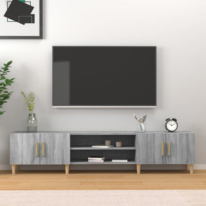 Tv Skříňka Betonově Šedá 180 X 31,5 X 40 Cm Kompozitní Dřevo
