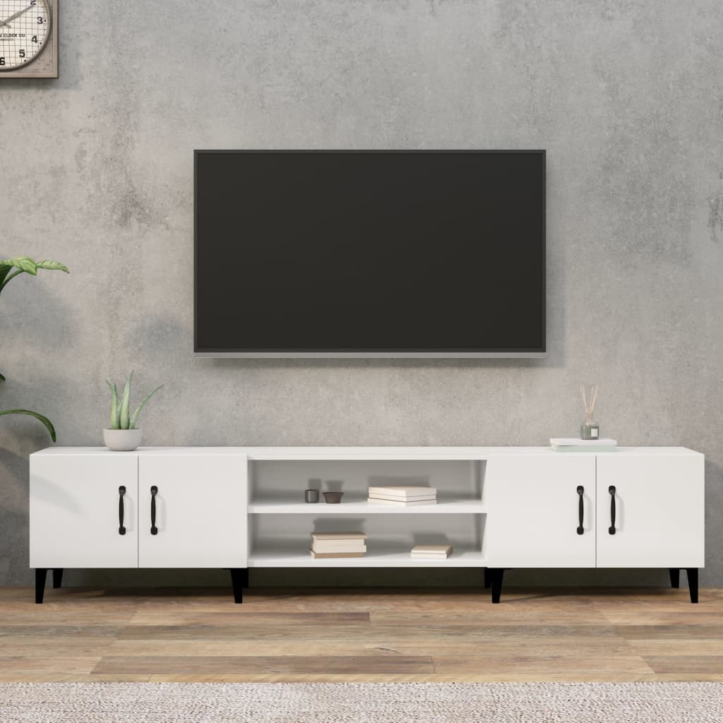Tv Skříňka Betonově Šedá 180 X 31,5 X 40 Cm Kompozitní Dřevo