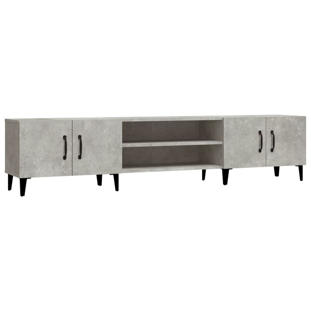 Tv Skříňka Betonově Šedá 180 X 31,5 X 40 Cm Kompozitní Dřevo