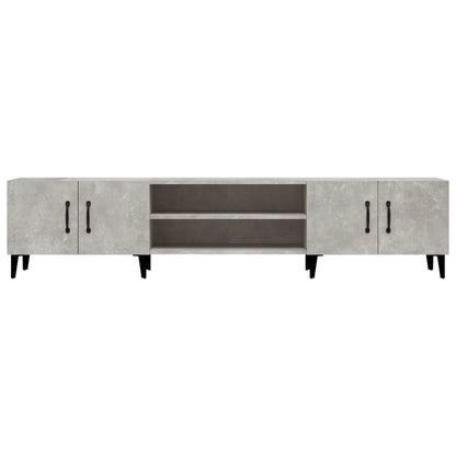 Tv Skříňka Betonově Šedá 180 X 31,5 X 40 Cm Kompozitní Dřevo