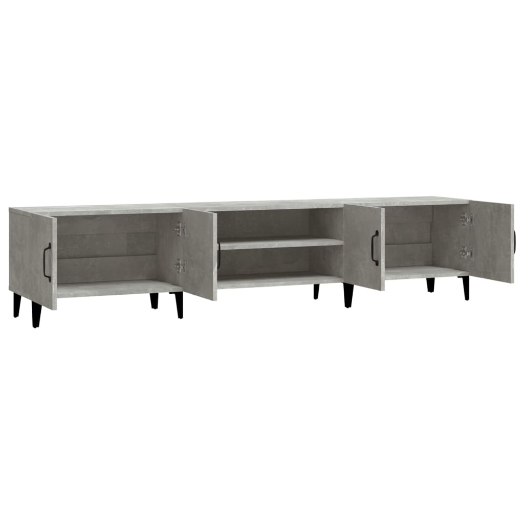 Tv Skříňka Betonově Šedá 180 X 31,5 X 40 Cm Kompozitní Dřevo